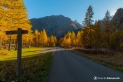 ailefroide parking escalade automne