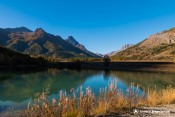 berges dorees automne lac casset