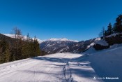 col echelle rail nordique vue cote vallee etroite