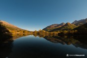 derniers rayons soleil lac casset