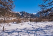 descente piste les planchettes nevache