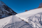 en balcon piste ski fond arsine