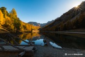 lac orceyrette derniers rayons pont ponton ecluse