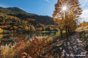lac roche rame couleur automne berges