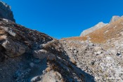 sentier beraudes remontee deversoir
