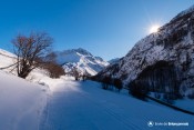 soleil cache chache vallon arsine nordique