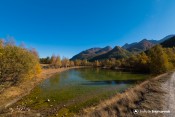teintes orangees lac casset