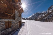 trace nordique fonts cervieres passage chalets